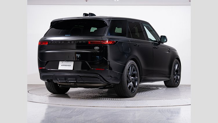 2023 認定中古車 Land Rover Range Rover Sport サントリーニブラック 3.0リッター6気筒300PSターボチャージドディーゼルMHEV（オートマチック） DYNAMIC SE