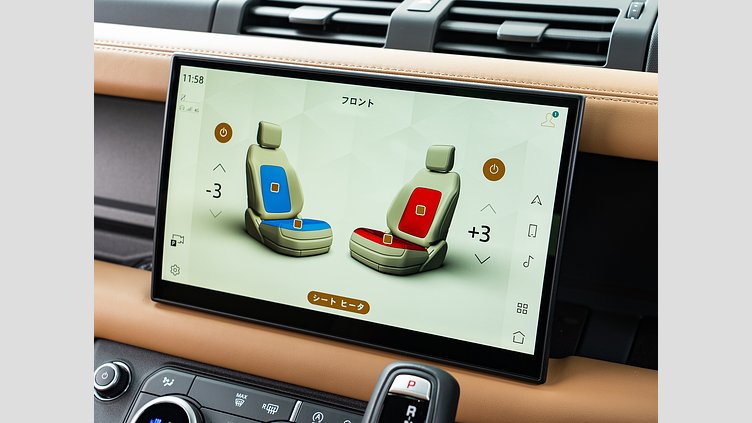 2025 認定中古車 Land Rover Defender 90 カルパチアングレイ D350 ディーゼルマイルドハイブリッド X-Dynamic HSE