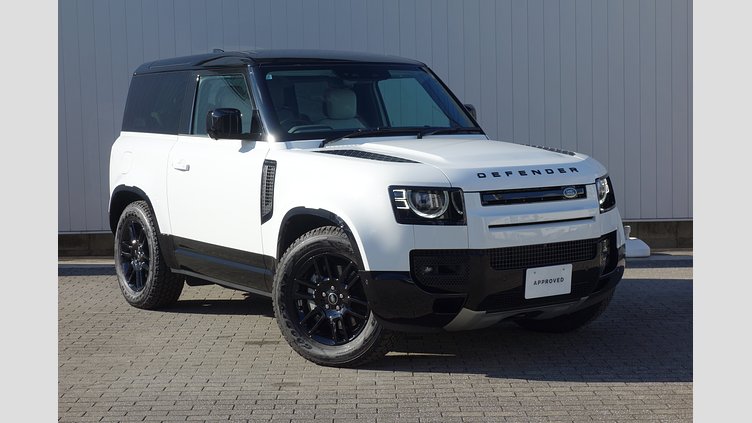 2024 認定中古車 Land Rover Defender 90 フジホワイト D350 ディーゼルマイルドハイブリッド X-Dynamic HSE