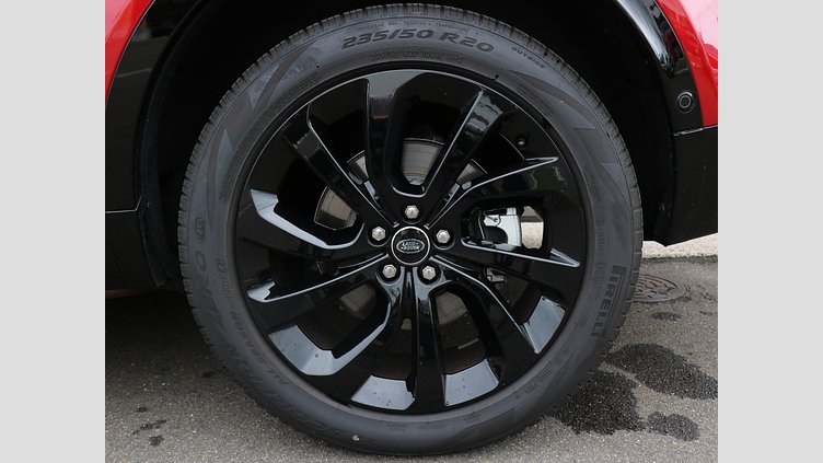 2025 認定中古車 Land Rover Discovery Sport フィレンツェレッド INGENIUM 1.5リッター3気筒 309PS ターボチャージドガソリン PHEV（AT）AWD 標準ホイール Dynamic HSE