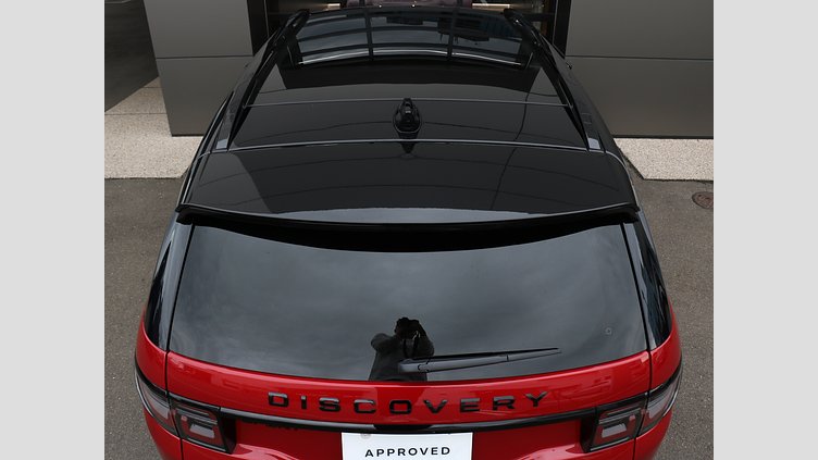 2025 認定中古車 Land Rover Discovery Sport フィレンツェレッド INGENIUM 1.5リッター3気筒 309PS ターボチャージドガソリン PHEV（AT）AWD 標準ホイール Dynamic HSE