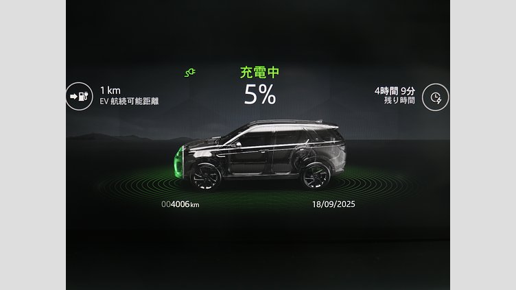 2025 認定中古車 Land Rover Discovery Sport フィレンツェレッド INGENIUM 1.5リッター3気筒 309PS ターボチャージドガソリン PHEV（AT）AWD 標準ホイール Dynamic HSE