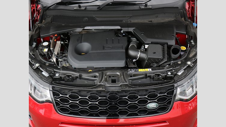 2025 認定中古車 Land Rover Discovery Sport フィレンツェレッド INGENIUM 1.5リッター3気筒 309PS ターボチャージドガソリン PHEV（AT）AWD 標準ホイール Dynamic HSE