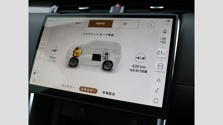 2025 認定中古車 Land Rover Discovery Sport フィレンツェレッド INGENIUM 1.5リッター3気筒 309PS ターボチャージドガソリン PHEV（AT）AWD 標準ホイール Dynamic HSE