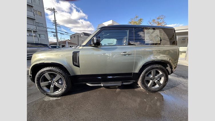 2025 認定中古車 Land Rover Defender 90 パンゲアグリーン D350 ディーゼルマイルドハイブリッド X-Dynamic HSE