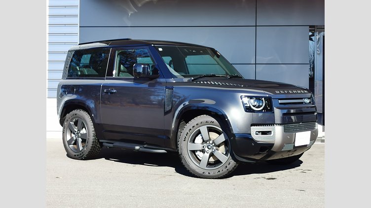 2025 認定中古車 Land Rover Defender 90 カルパチアングレイ D350 ディーゼルマイルドハイブリッド X-Dynamic HSE