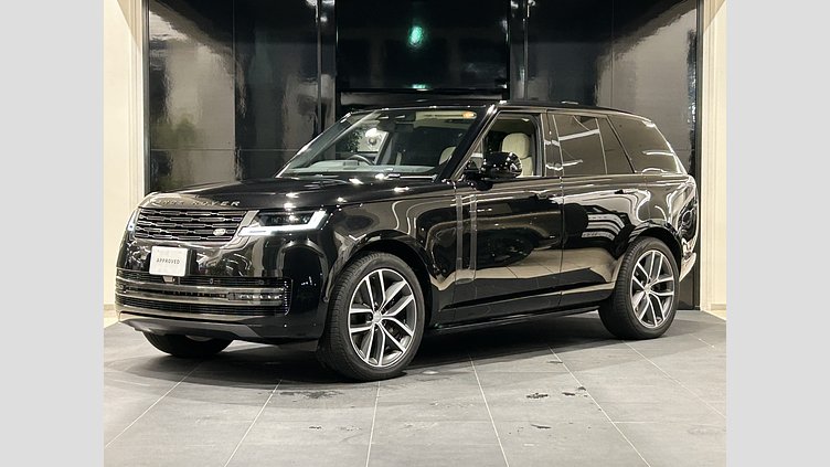 2024 認定中古車 Land Rover Range Rover サントリーニブラック D300 AWD MHEV（AT） スタンダードホイールベース SE