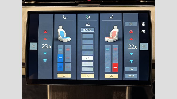 2024 認定中古車 Land Rover Range Rover サントリーニブラック D300 AWD MHEV（AT） スタンダードホイールベース SE