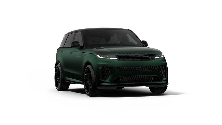 2026 Uus Land Rover Range Rover Sport British Racing Green - Satin finish P635 Petrol Mild Hybrid SV