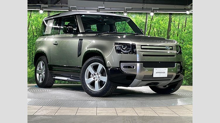 2023 認定中古車 Land Rover Defender 90 Pangea Green 4WD SE