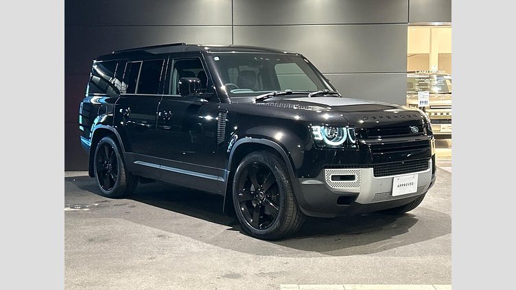 2024 認定中古車 Land Rover Defender 130 サントリーニブラック D300 AWD（AT） SE