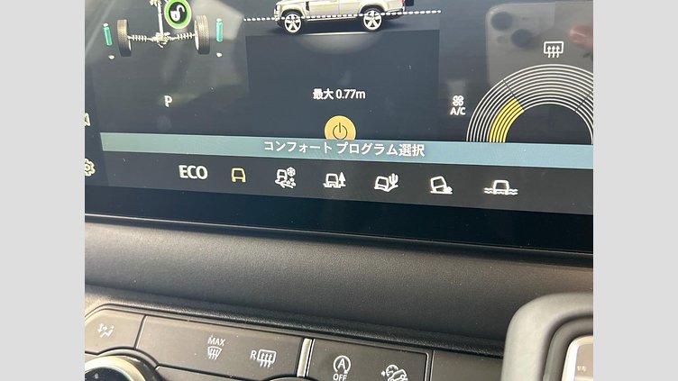 2024 認定中古車 Land Rover Defender 130 サントリーニブラック D300 AWD（AT） SE