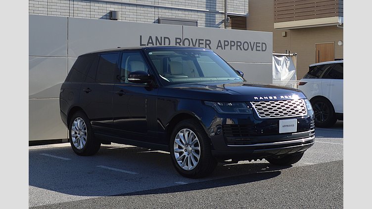 2019 認定中古車 Land Rover Range Rover ポルトフィーノブルー 3.0リッターTDV6ディーゼル（258 PS） スタンダードホイールベース VOGUE