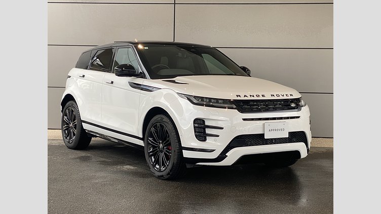 2024 認定中古車 Land Rover Range Rover Evoque オストゥーニパールホワイト P300eプラグインハイブリッド（ガソリン） スタンダードホイールベース DYNAMIC HSE