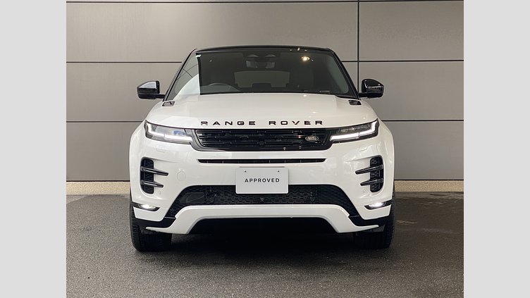 2024 認定中古車 Land Rover Range Rover Evoque オストゥーニパールホワイト P300eプラグインハイブリッド（ガソリン） スタンダードホイールベース DYNAMIC HSE