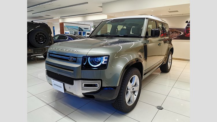 2025 認定中古車 Land Rover Defender 110 パンゲアグリーン D350 ディーゼルマイルドハイブリッド S