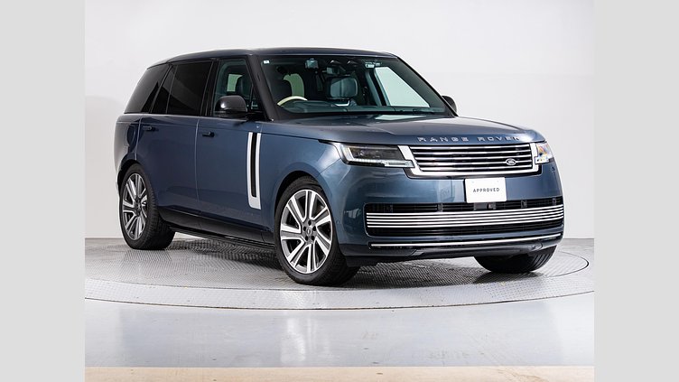 2023 認定中古車 Land Rover Range Rover ヴァレジネブルー 615 AWD（AT） ロングホイールベース SV