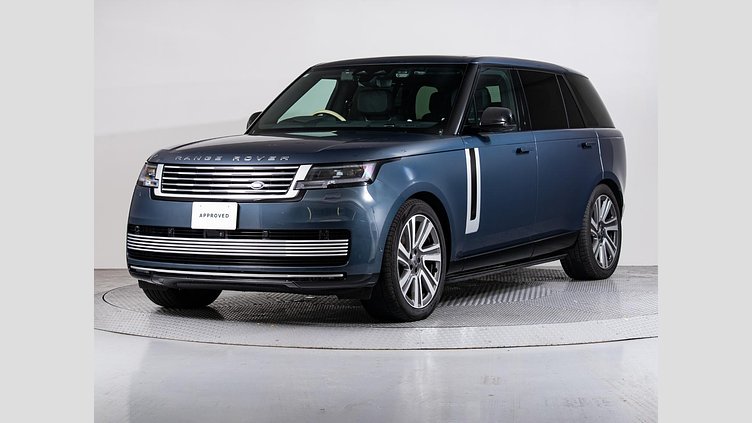 2023 認定中古車 Land Rover Range Rover ヴァレジネブルー 615 AWD（AT） ロングホイールベース SV
