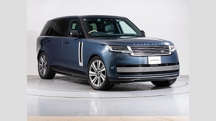 2023 認定中古車 Land Rover Range Rover ヴァレジネブルー 615 AWD（AT） ロングホイールベース SV