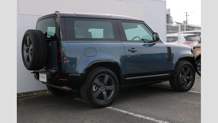 2025 認定中古車 Land Rover Defender 90 タスマンブルー D350 ディーゼルマイルドハイブリッド X-Dynamic HSE