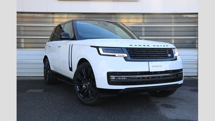2025 認定中古車 Land Rover Range Rover フジホワイト D350 AWD MHEV（AT） スタンダードホイールベース HSE