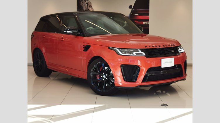 2022 認定中古車 Land Rover Range Rover Sport SVO Premium Palette Orange 5.0L V8 supercherged SVR