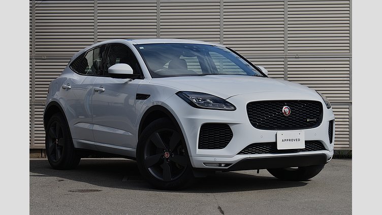 2019 認定中古車 Jaguar E-Pace ユーロンホワイト P250 オートマチック全輪駆動 CHEQUERED FLAG