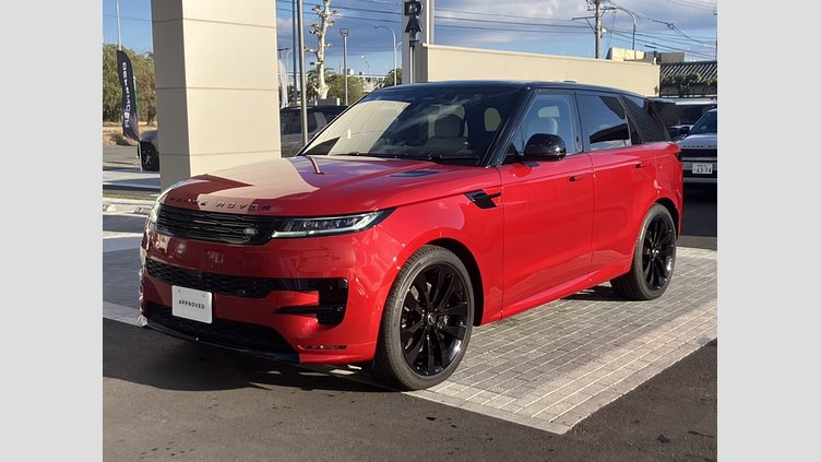2025 認定中古車 Land Rover Range Rover Sport フィレンツェレッド P550eプラグインハイブリッド（ガソリン） スタンダードホイールベース Dynamic SE