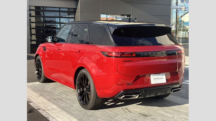 2025 認定中古車 Land Rover Range Rover Sport フィレンツェレッド P550eプラグインハイブリッド（ガソリン） スタンダードホイールベース Dynamic SE