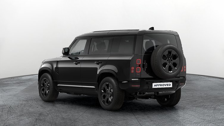 2026 Approved Land Rover Defender 110 Santorini Black D200 mild hybrid dízelmotor X-Dynamic SE