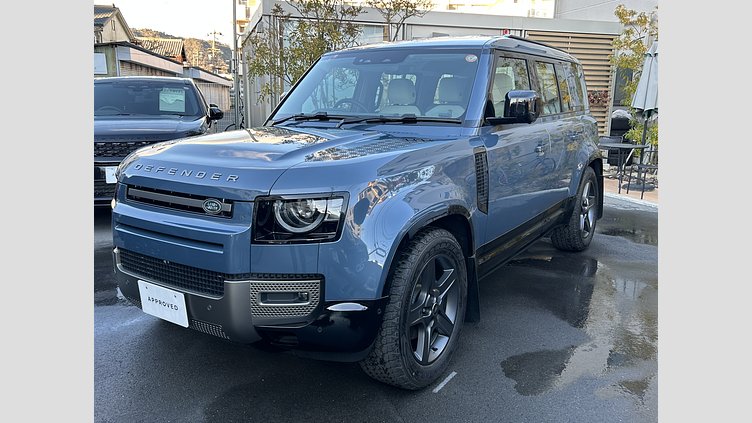 2024 認定中古車 Land Rover Defender 110 タスマンブルー P300 ガソリン X-Dynamic SE