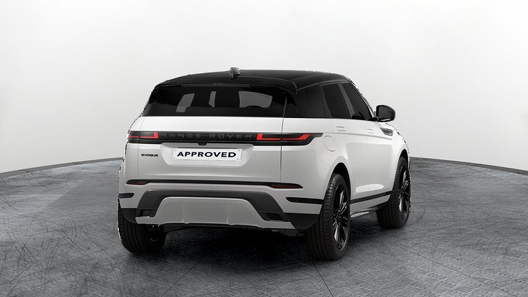 2025 Approved Land Rover Range Rover Evoque Fuji White Ingenium 2.0 literes, soros négyhengeres 204 lóerős dízelmotor (automata), összkerékhajtás Dynamic SE D200