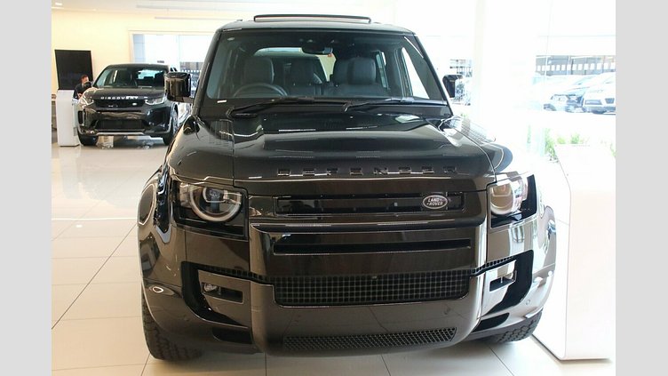 2025 New Land Rover Defender 110 Santorini Black D350 Diesel Mild Hybrid X-Dynamic SE