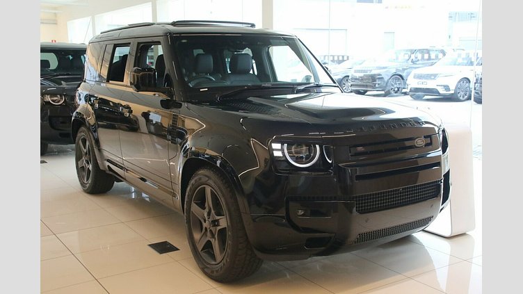 2025 New Land Rover Defender 110 Santorini Black D350 Diesel Mild Hybrid X-Dynamic SE