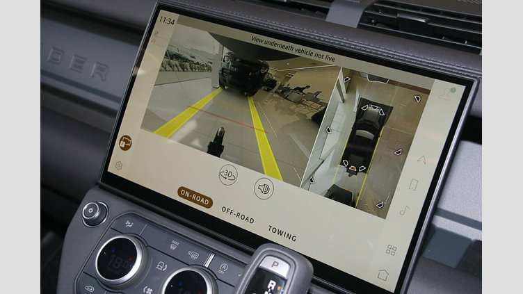 2025 New Land Rover Defender 110 Santorini Black D350 Diesel Mild Hybrid X-Dynamic SE