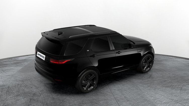 2025 Approved Land Rover Discovery Santorini Black Discovery Dynamic HSE Ingenium 3,0 literes, hathengeres, 350 lóerős dízelmotor (automata) összkerékhajtás Dynamic HSE