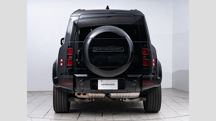 2025 認定中古車 Land Rover Defender 110 サントリーニブラック D350 ディーゼルマイルドハイブリッド X-Dynamic HSE