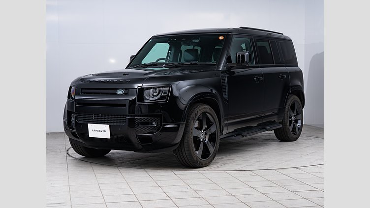 2025 認定中古車 Land Rover Defender 110 サントリーニブラック D350 ディーゼルマイルドハイブリッド X-Dynamic HSE