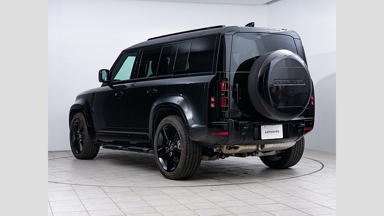 2025 認定中古車 Land Rover Defender 110 サントリーニブラック D350 ディーゼルマイルドハイブリッド X-Dynamic HSE