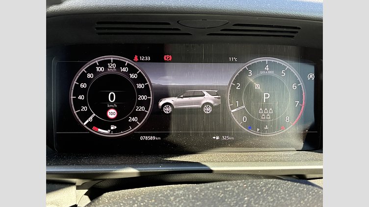 2019 認定中古車 Land Rover Discovery ファラロンブラック（プレミアムメタリック） 3.0リッター V6スーパーチャージドガソリンエンジン（250kW/340PS） HSE