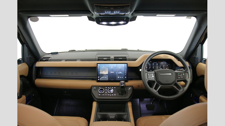 2025 認定中古車 Land Rover Defender 90 サントリーニブラック D350 ディーゼルマイルドハイブリッド X-Dynamic HSE