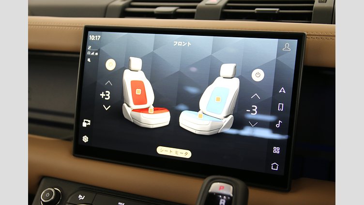 2025 認定中古車 Land Rover Defender 90 サントリーニブラック D350 ディーゼルマイルドハイブリッド X-Dynamic HSE