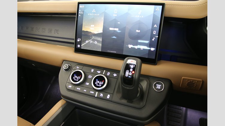 2025 認定中古車 Land Rover Defender 90 サントリーニブラック D350 ディーゼルマイルドハイブリッド X-Dynamic HSE
