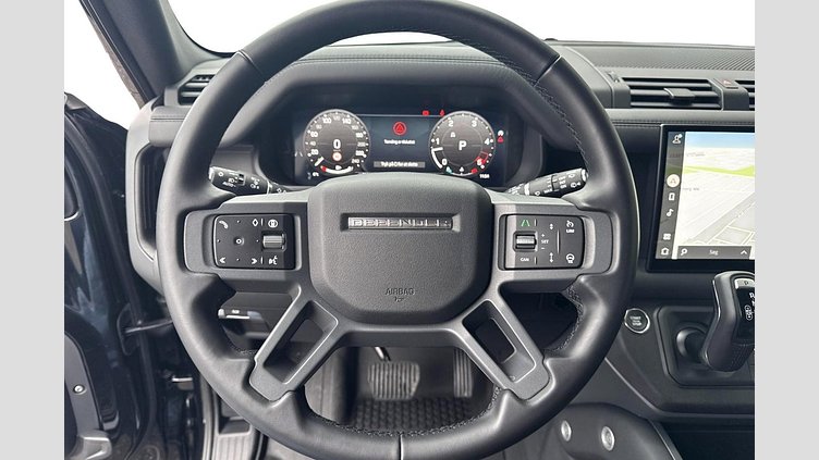 2024 Approved Land Rover Defender 110 Santorini Black Diesel Mild Hybrid D250 Hard Top X-Dynamic SE