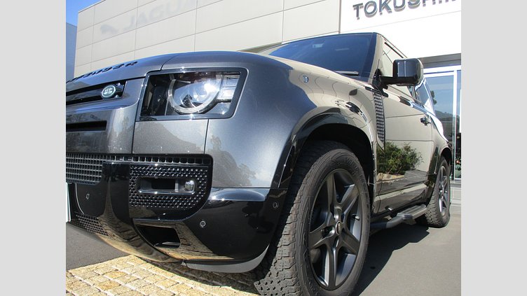 2024 認定中古車 Land Rover Defender 90 カルパチアングレイ D350 ディーゼルマイルドハイブリッド X-Dynamic HSE