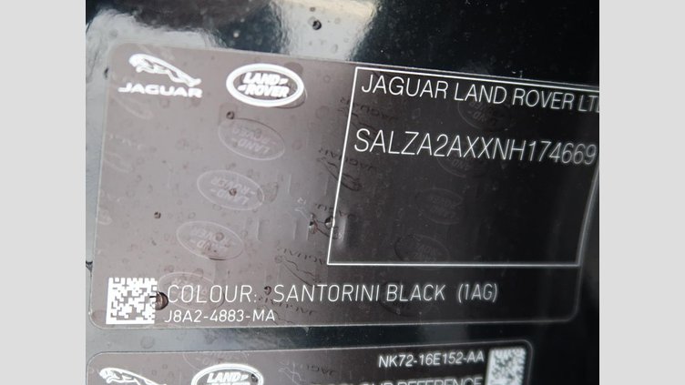 2022 認定中古車 Land Rover Range Rover Evoque サントリーニブラック P250 AWD（オートマチック） R-DYNAMIC S