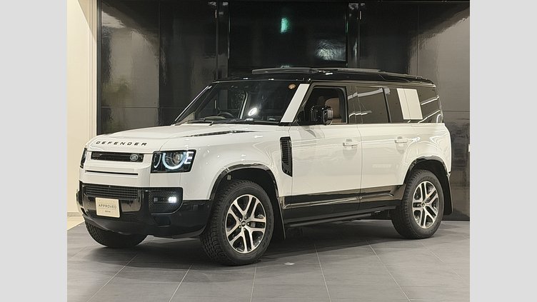 2025 認定中古車 Land Rover Defender 110 フジホワイト D350 ディーゼルマイルドハイブリッド X-Dynamic HSE