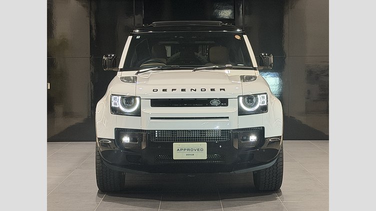 2025 認定中古車 Land Rover Defender 110 フジホワイト D350 ディーゼルマイルドハイブリッド X-Dynamic HSE