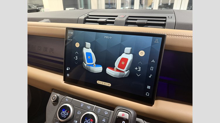 2025 認定中古車 Land Rover Defender 110 フジホワイト D350 ディーゼルマイルドハイブリッド X-Dynamic HSE