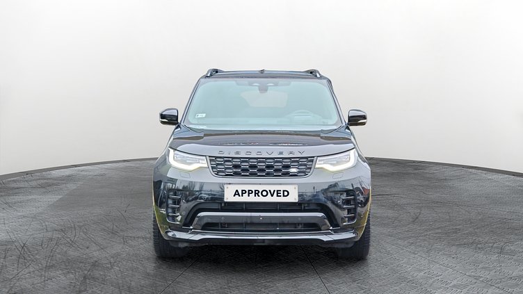 2025 Approved Land Rover Discovery Santorini Black Discovery Dynamic HSE Ingenium 3,0 literes, hathengeres, 350 lóerős dízelmotor (automata) összkerékhajtás Dynamic HSE